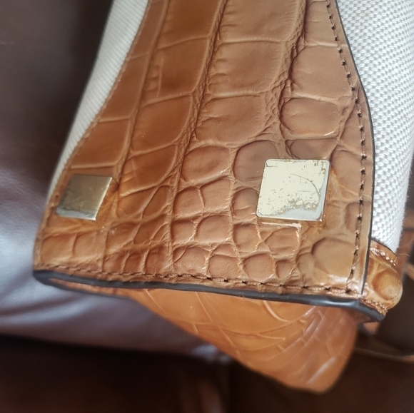 MICHAEL Kors Colette Walnut Medium Messenger Satchel Bag - Picture 16 of 16